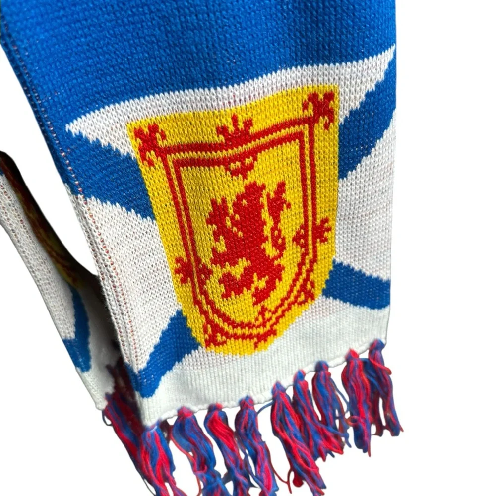 Vintage Nova Scotia Knit Scarf – Coat of Arms – 60”